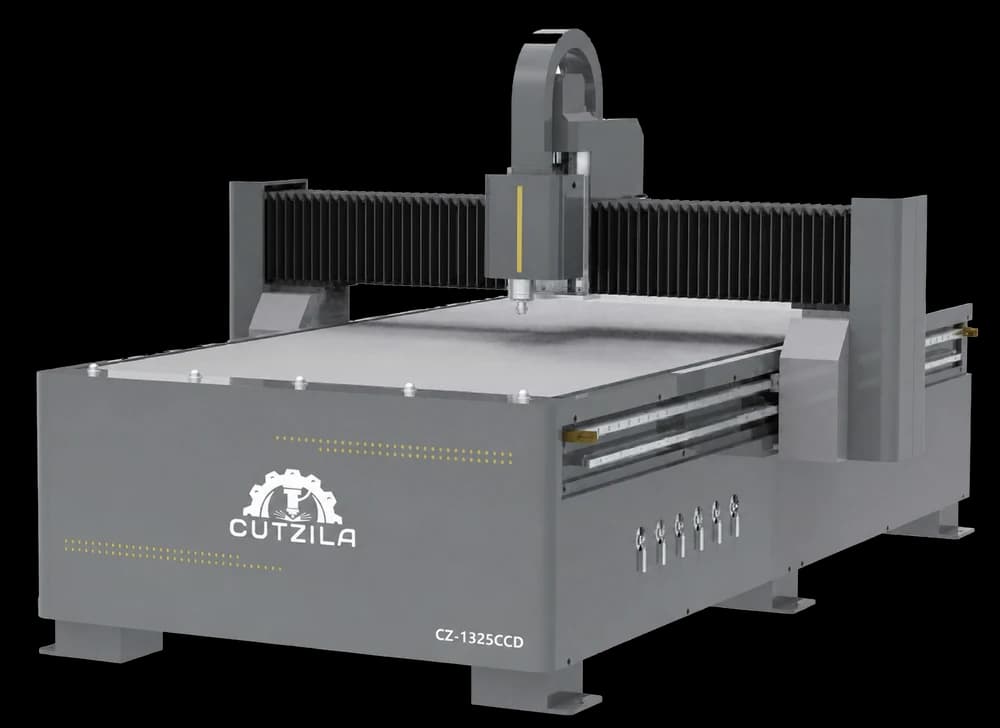 Contour-Cutting CNC Router with CCD