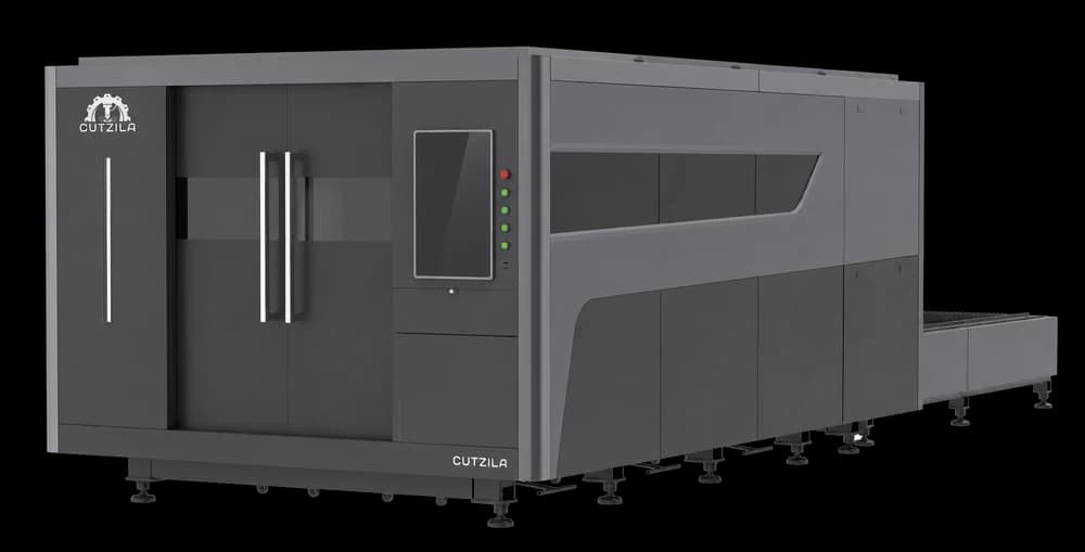 Enclosed Exchange-Table Fiber Laser Cutting Machine — P Series