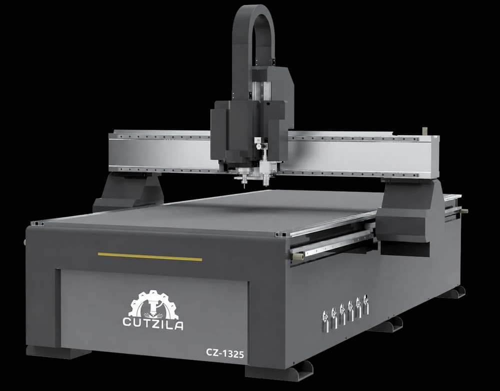 Vibration-Knife CNC Router