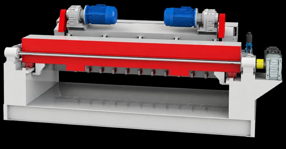 8 ft Heavy-Duty Veneer Peeling Machine