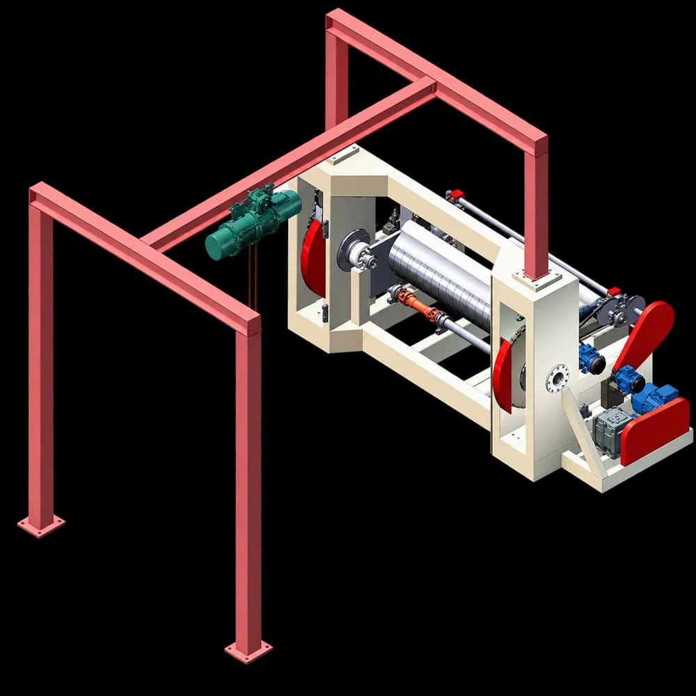 4 ft Spindle-Type Veneer Peeling Machine