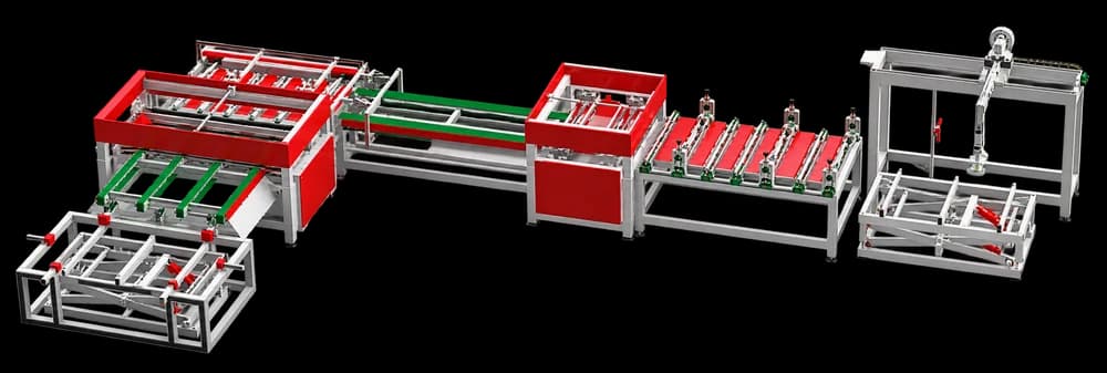 Automatic Plywood Roller Saw Line