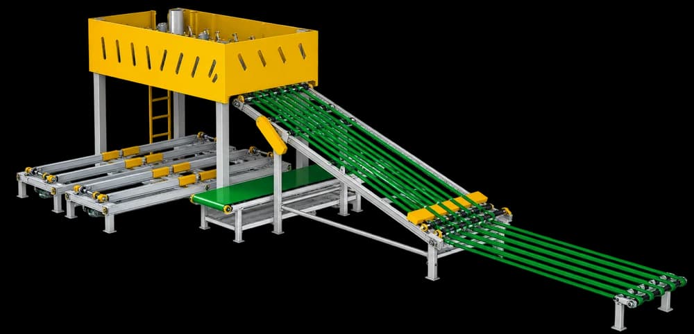 4 ft Double-Stack Veneer Stacker