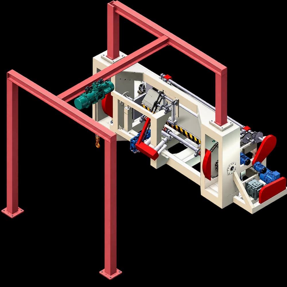 8 ft Spindle-Type Veneer Peeling Machine