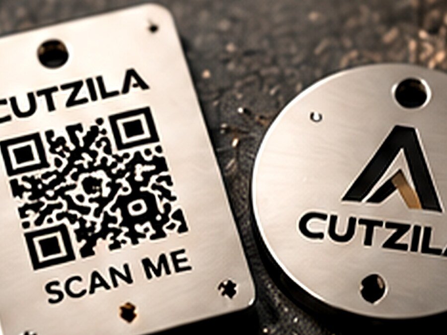 Laser marking sample